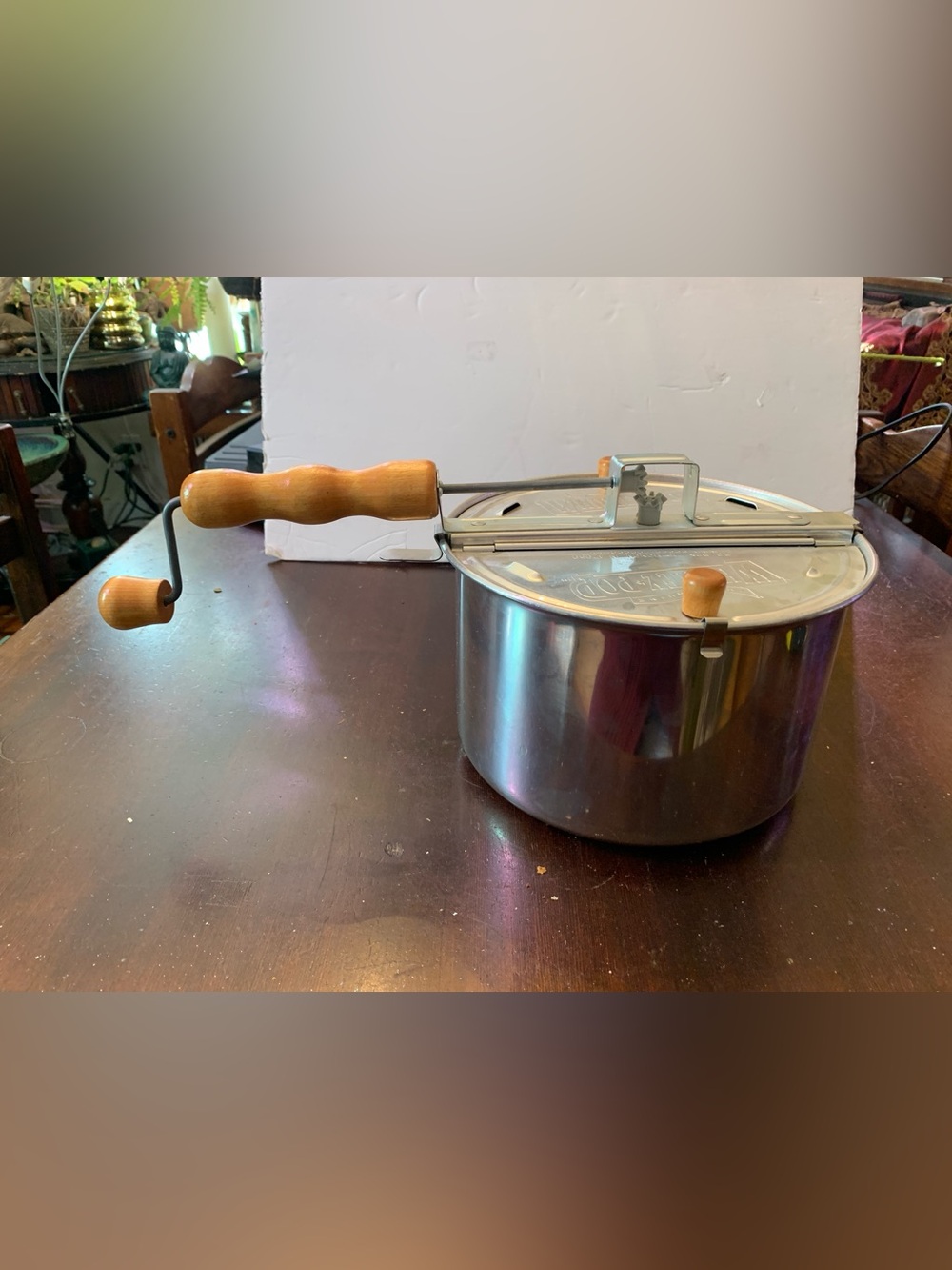 Whirley-Pop Stovetop Popcorn Popper. Lee Valley.